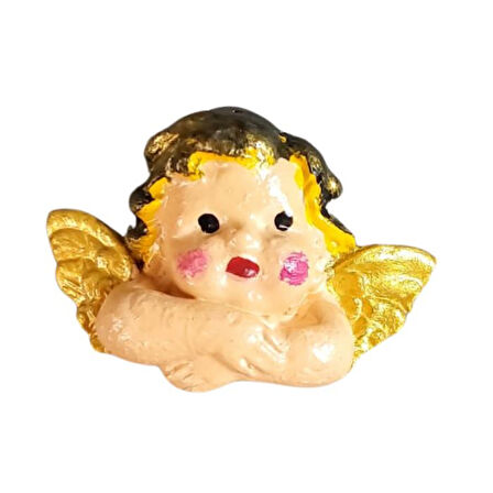 Uretti - Ayşe 7362 El Yapımı 2'li Sevimli Melek Magnet Seti - 4 X 5 Cm