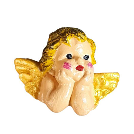 Uretti - Ayşe 7362 El Yapımı 2'li Sevimli Melek Magnet Seti - 4 X 5 Cm