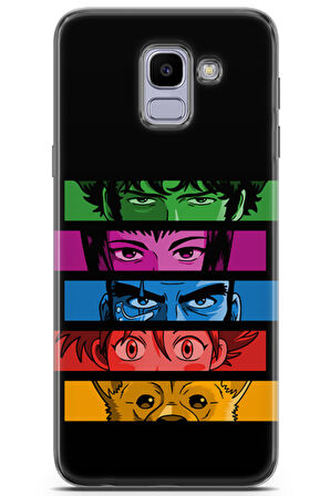 Samsung Galaxy J6 uyumlu Anime 34 Silikon Kapak Cowboy Bebop