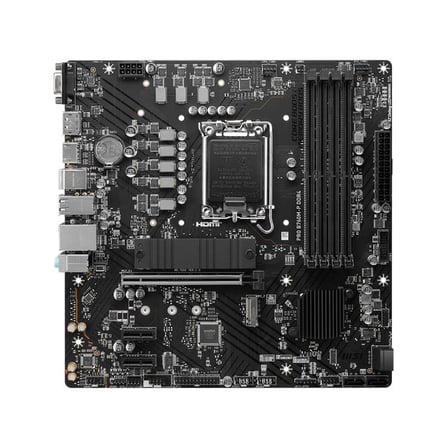 MSI PRO B760M-P DDR4 4600MHZ 1XHDMI 1XDP 2XM.2 USB 3.2 ATX 1700P (12. / 13. VE 14. NESİL İŞLEMCİ UYUMLU)