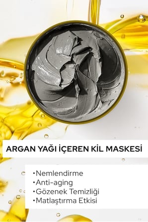 Br Kil Maskesi Anti-aging Ve Nemlendirici Yüz Maskesi Argan Içerikli Killi Yüz Maskesi - 400g