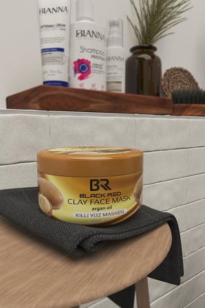 Br Kil Maskesi Anti-aging Ve Nemlendirici Yüz Maskesi Argan Içerikli Killi Yüz Maskesi - 400g