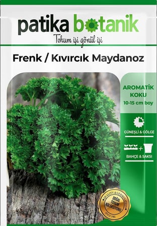 2500 Adet Frenk/Kıvırcık Maydanoz Tohumu