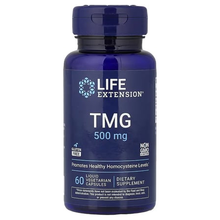 TMG as betaine anhydrous 500 mg 60 Liquid vegetarian capsules