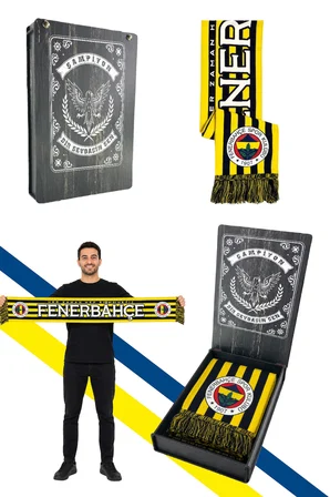 HER ZAMAN HEP SENİNLEYİZ DOKUMA ATKI LAZER KUTU HEDİYELİ