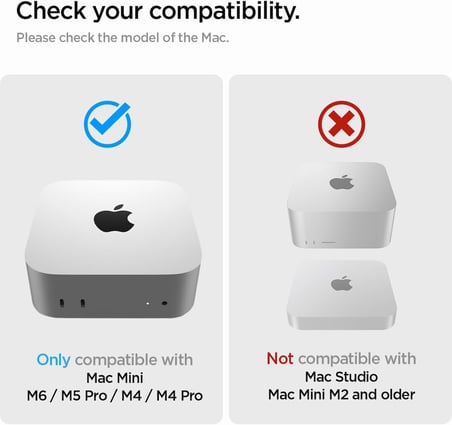 Spigen Mac mini M4 Montaj Standı LD205 Black - AMP09226
