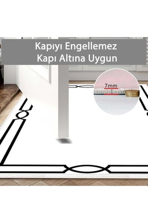 Banyo Paspası, Yumuşak Banyo Halısı, Kaymaz Dot Tabanlı, Yıkanabilir - 60x100