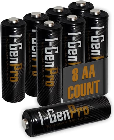 Pro P103 8 Adet AA 2950 mAh Şarj Edilebilir Kalem Pil 1.2V Ni-MH Şarjlı Pil