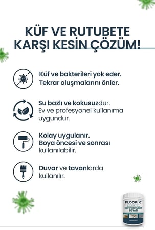Nem Rutubet Küf Önleyici Boya 1 Kg