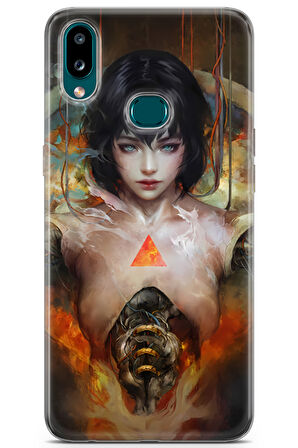 Samsung Galaxy A10S uyumlu Manga 19 TPU Silikon Kusanagi Motoko Anime