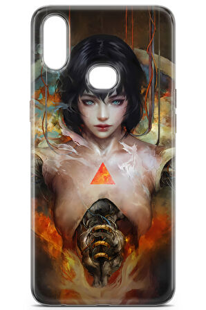 Samsung Galaxy A10S uyumlu Manga 19 TPU Silikon Kusanagi Motoko Anime