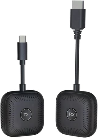 Kablosuz HD Görüntü Aktarıcı Seti USB-C TX RX | 1080P 60Hz Tak Çalıştır | Bilgisayar TV Bağlantı Kiti | İnternetsiz Ekran Yansıtma - S1 Type C
