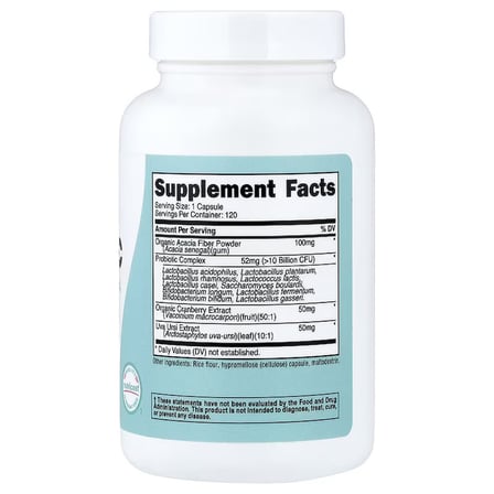 Women Probiotic 10 Billion CFU (Cranberry & Uva Ursi) 120 Kapsül