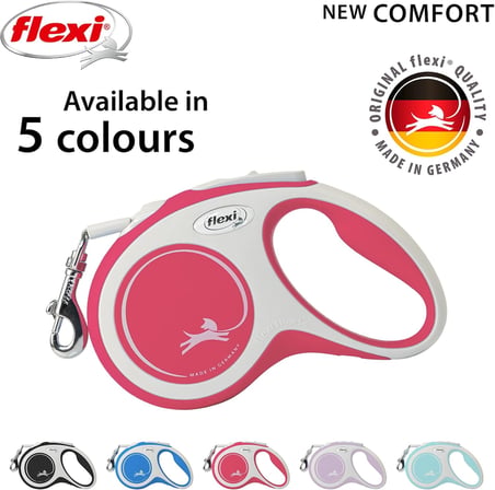 New Comfort 5 m Şerit Small Otomatik Köpek Tasması