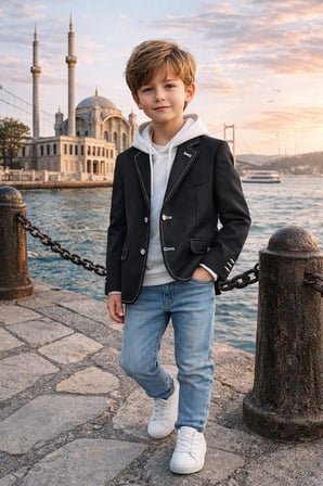 ALEXANDERGARDI 4-12 Yaş Erkek Çocuk Ceket