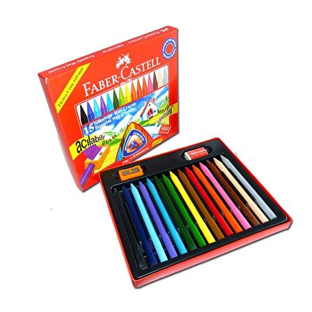 Faber Castell Silinebilir Mum Boya 15 Renk 122715