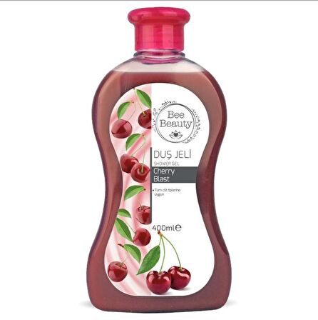 Bee Beauty Cherry Blast Vişne Aromalı Nemlendirici Tüm Ciltler İçin Kalıcı Kokulu Duş Jeli 400 ml