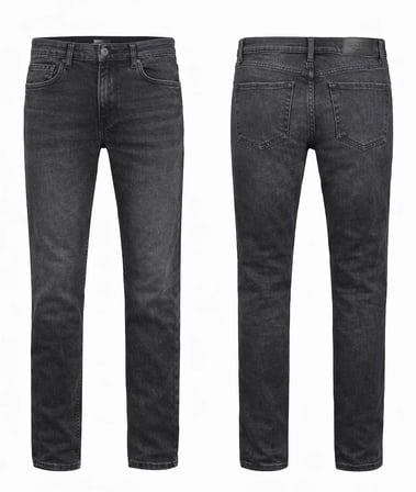 Denigma Jeans Premium Denim Siyah Erkek Pantolon 33-32 Beden