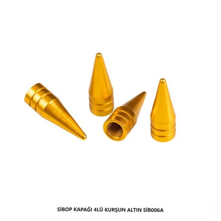 SİBOP KAPAĞI 4LÜ KURŞUN ALTIN GOLD SİB006A ONP399