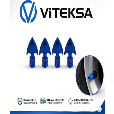 VİTEKSA SİBOP KAPAĞI 4LÜ MIZRAK MAVİ SİB007M