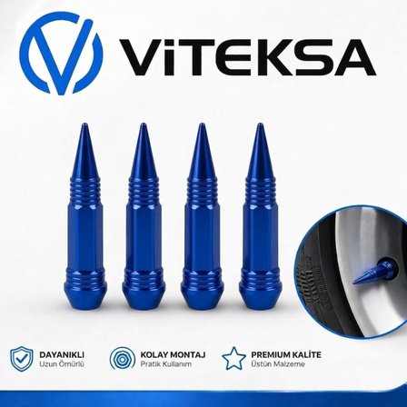 VİTEKSA SİBOP KAPAĞI 4LÜ FÜZE MAVİ SİB009M