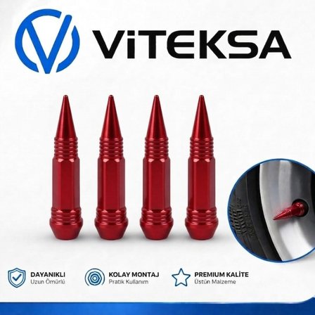 VİTEKSA SİBOP KAPAĞI 4LÜ FÜZE KIRMIZI SİB009K