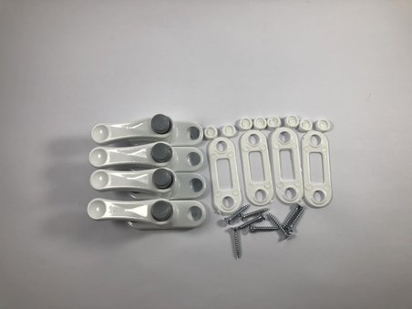 Metal Emniyet Kilidi Pimapen Kilidi Güvenlik Düğmeli Metal Kilit (4 Adet)