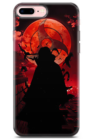 Apple iPhone 7 Plus uyumlu Anime 27 Soft Silikon Naruto itachi Uchiha