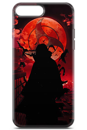 Apple iPhone 7 Plus uyumlu Anime 27 Soft Silikon Naruto itachi Uchiha