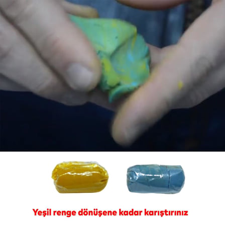 Badem10 Metal Plastik Seramik Çelik 404 Yapıştırıcı Doldurur İ̇Şlenir Boyanabilir Güçlü Yapıştırıcı Hamur