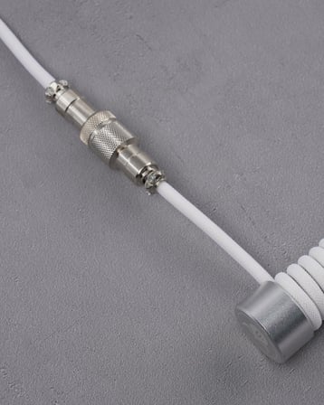 GravaStar Sarmal Aviator USB to Type-c Mekanik Klavye Uyumlu Oyuncu Kablosu, 1.85m, Beyaz