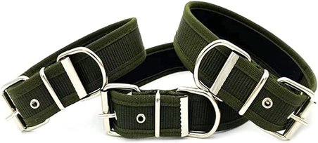Yumuşak Dokulu Kolon Köpek Tasması (L, Kırmızı)