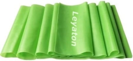 Leyaton Pilates Bandı Jimnastik Egzersiz Lastiği 150x15cm Yeşil, Tek Ebat, 15015YESİL, YEŞİL