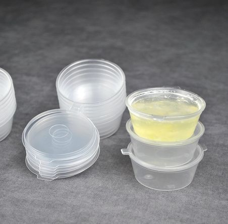 20 Adet Sızdırmaz 40 ml Mini Plastik Saklama Kabı Sosluk Buzluk Kabı, Et Suyu, Kemik Suyu, Sos Kabı