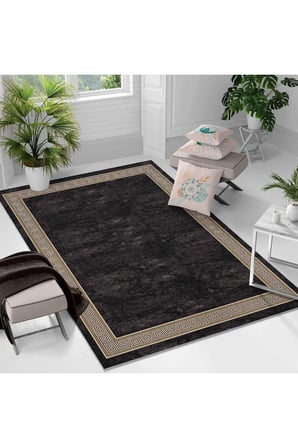 Kaymaz Taban Yıkanabilir Halı – Mutfak, Salon, Yatak Odası için Modern Dijital Baskı Halı (SLN_HALI_