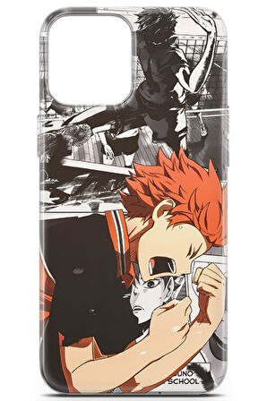 Apple iPhone 12 Pro Max uyumlu Anime 20 Şeffaf Haikyuu Hinata 