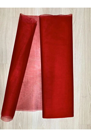 Kristal Tül Pembe 5 Metre Süsleme Tülü Eni 3 Metre Boyu 5 Metre