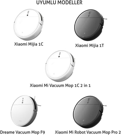 Mi Vacuum Mop 1c 2in1 Akıllı Robot Süpürge Yan Fırça 2 Adet