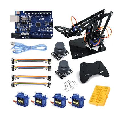 EMES ROBOTİK ARDUINO PLEKSİ ROBOT KOL SETİ