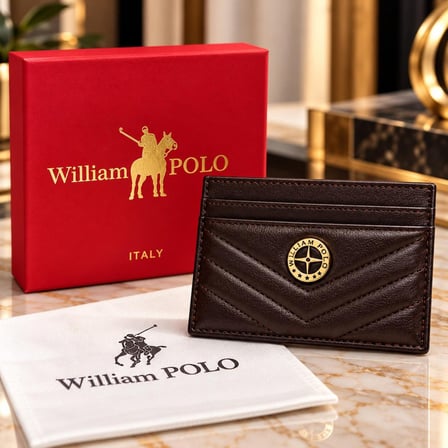 WİLLİAMPOLO Anka Hakiki Deri Unisex Kartlık-İnce Tasarım 