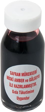Kırmızı Safran Mürekkebi ve Kahverengi Safran Kalemi Seti