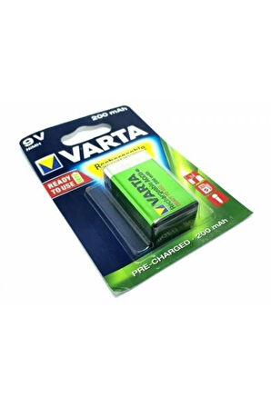 9 Volt 200mah Şarj Edilebilir 9 Volt Kare Pil Alman Malı