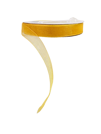 KURDELE ORGANZE SARI-GOLD 1CM X 23M