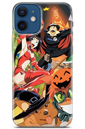 Apple iPhone 12 Mini uyumlu Manga 28 UV Tasarım Cowboy Bebop Kırmızı