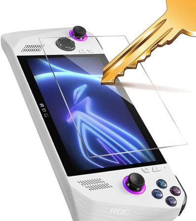 ROG Ally 7 inç ile Uyumlu Mat Ekran Koruyucu Şeffaf Oyun Konsolu