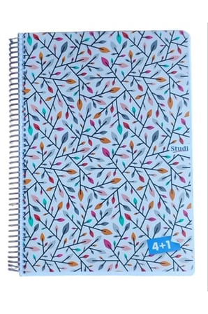 150 Yaprak A4  4+1 (4 Kareli 1 Çizgili ) Defter 2 Adet