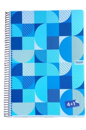 150 Yaprak A4  4+1 (4 Kareli 1 Çizgili ) Defter 2 Adet