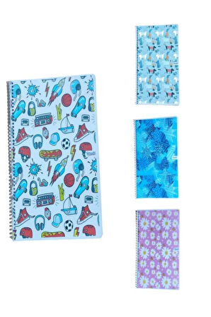 96 Yaprak A4  Kareli Defter 2 Adet