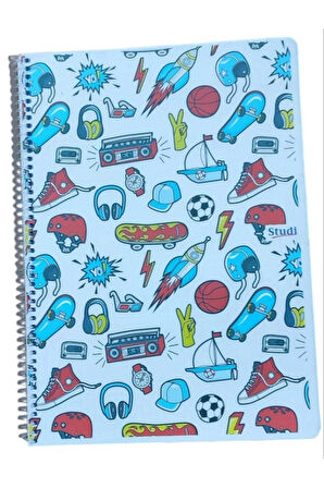 96 Yaprak A4  Kareli Defter 2 Adet