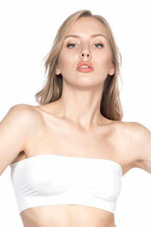 BEYAZ MI Emay 4002 Soft Straplez Büstiyer